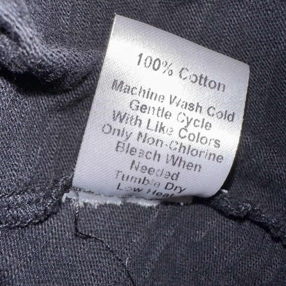 WILT Black cold shoulder slub tee, M, CB2212 - Picture 3 of 3